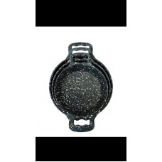 alüminyum granit döküm 3 lü tava 16-18-20 cm
